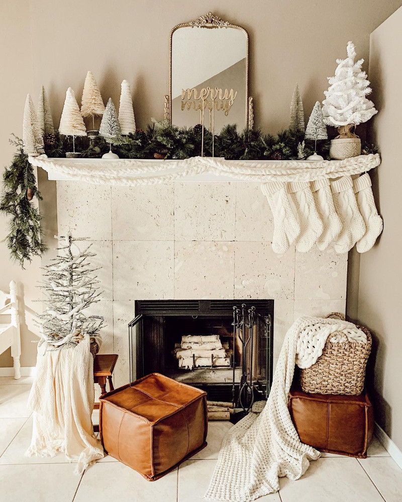 christmas mantel decorations diy