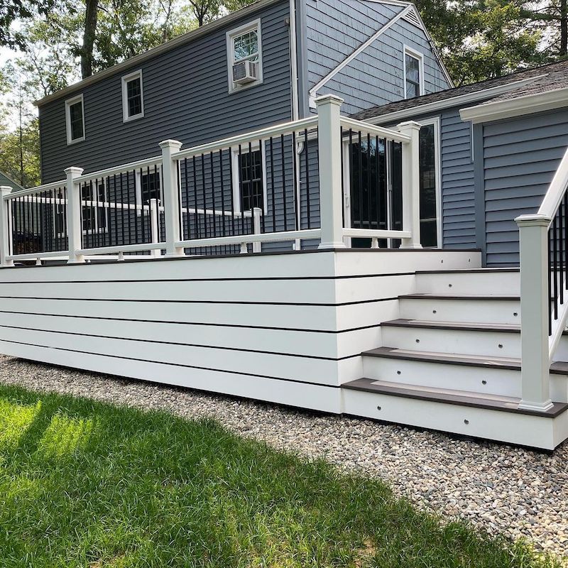 closed in deck skirting ideas