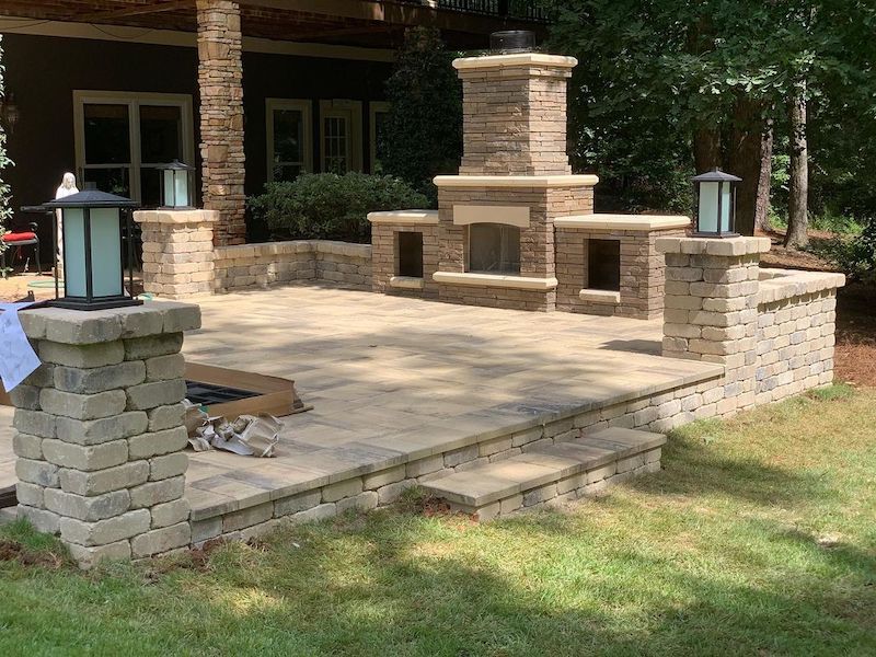 concrete paver patio ideas