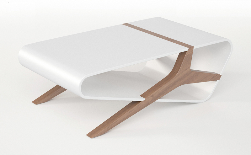 contemporary designer coffee table