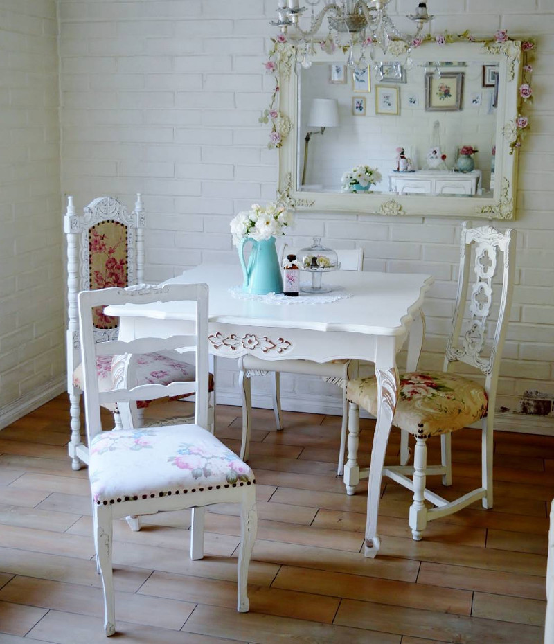 country chic dining room