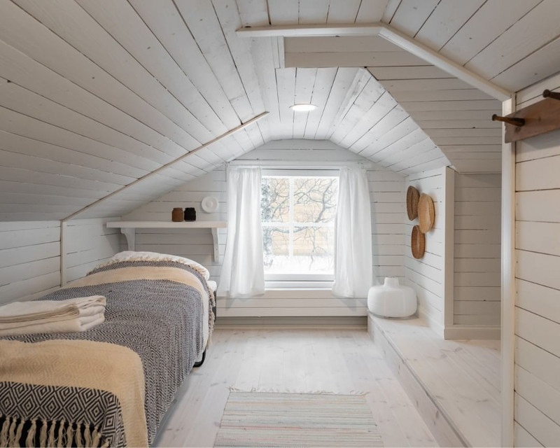 cozy attic bedroom