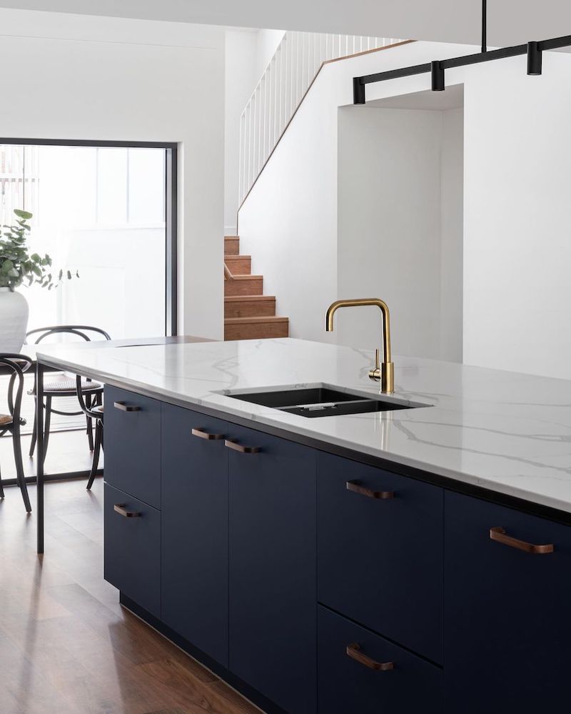 dark blue kitchen cabinets navy cupboards