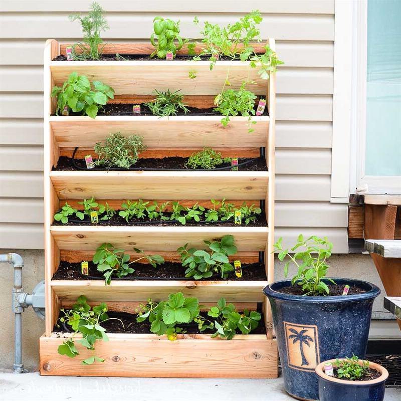 deck herb planter