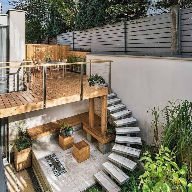 deck ideas for small backyard