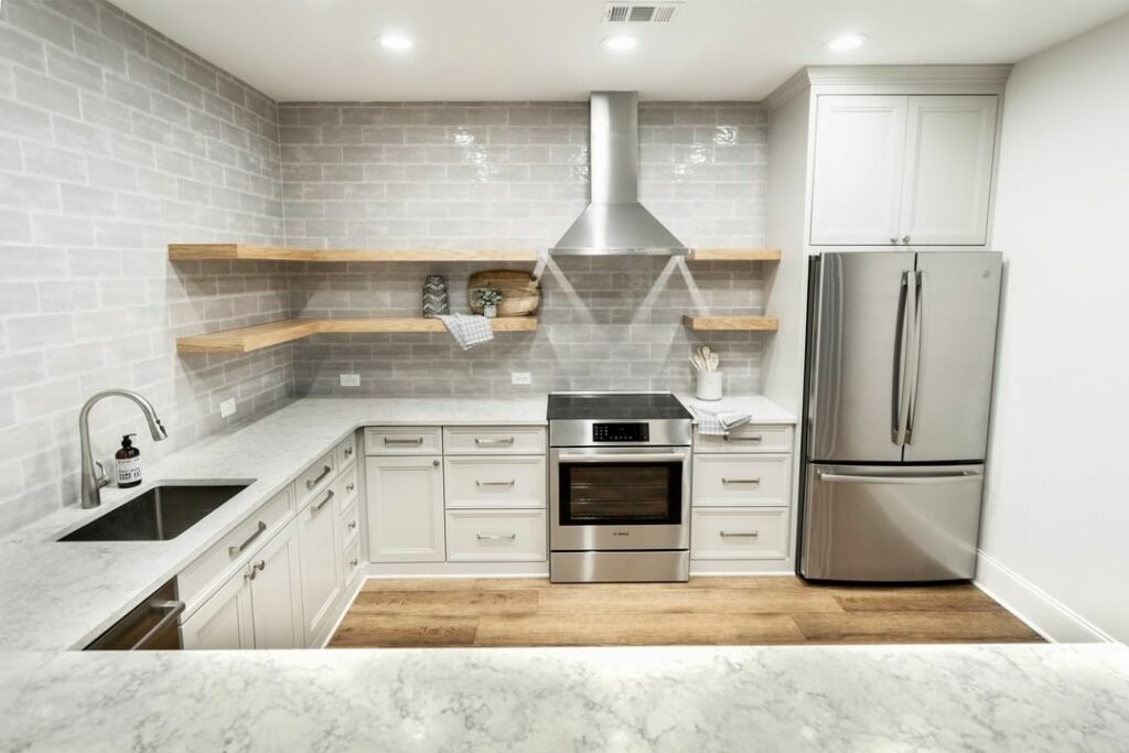 diy kitchen ideas for basement