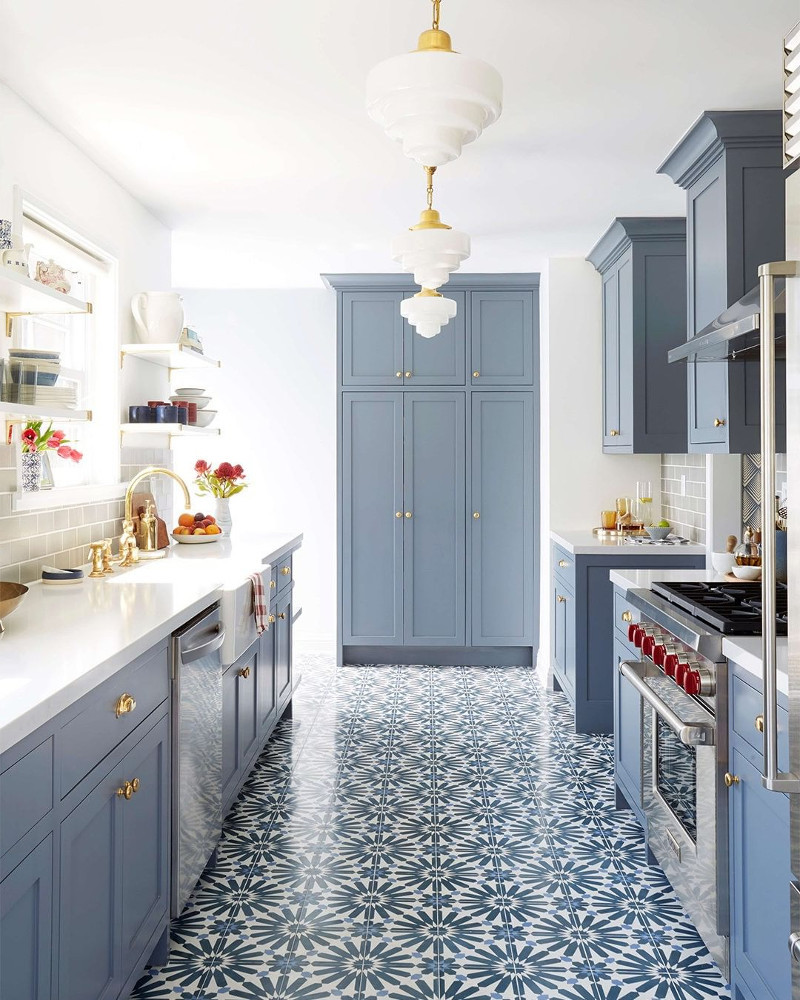 duck egg blue kitchen cabinets