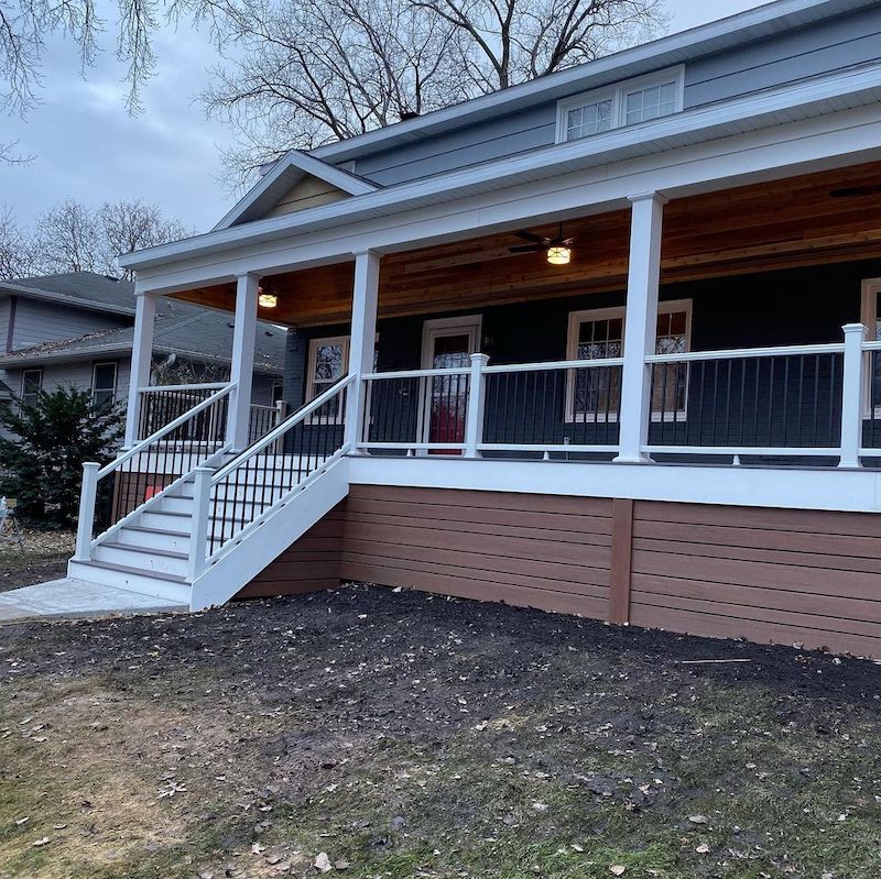 enclosing under a deck ideas