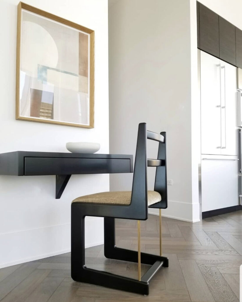 floating shelf desk