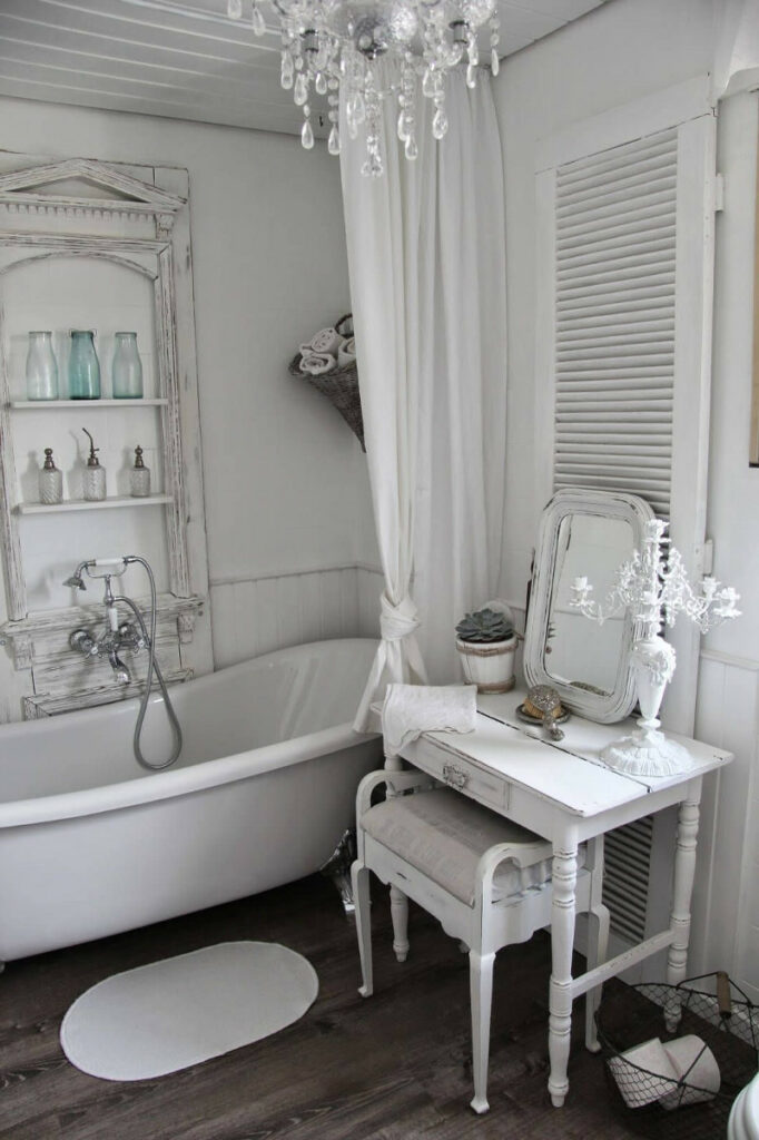 french vintage bathroom accessories