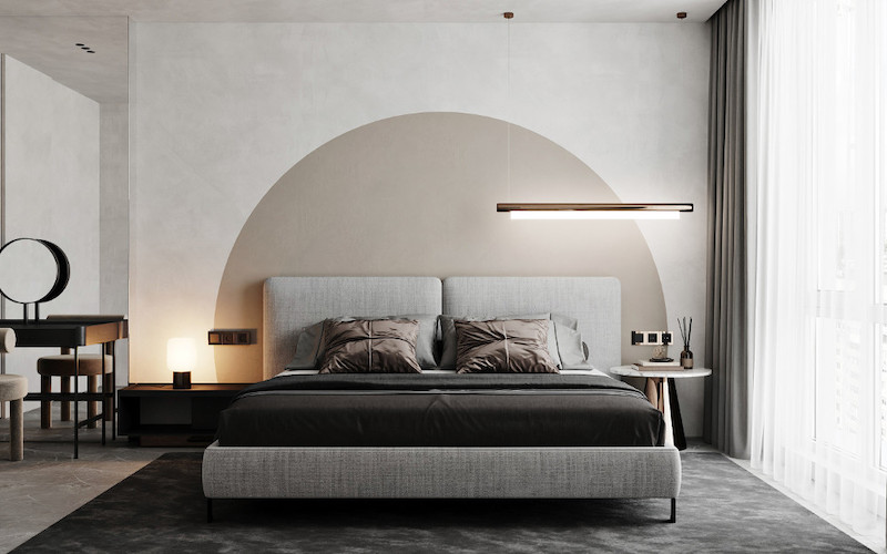 grey and white bedroom ideas modern