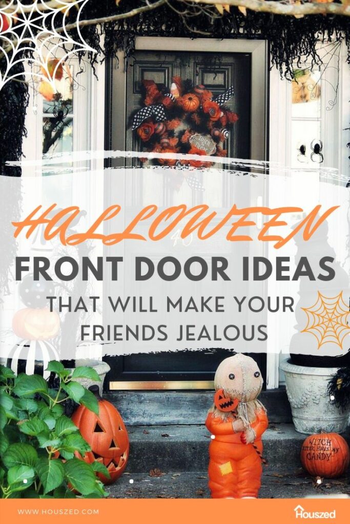 halloween front door decor