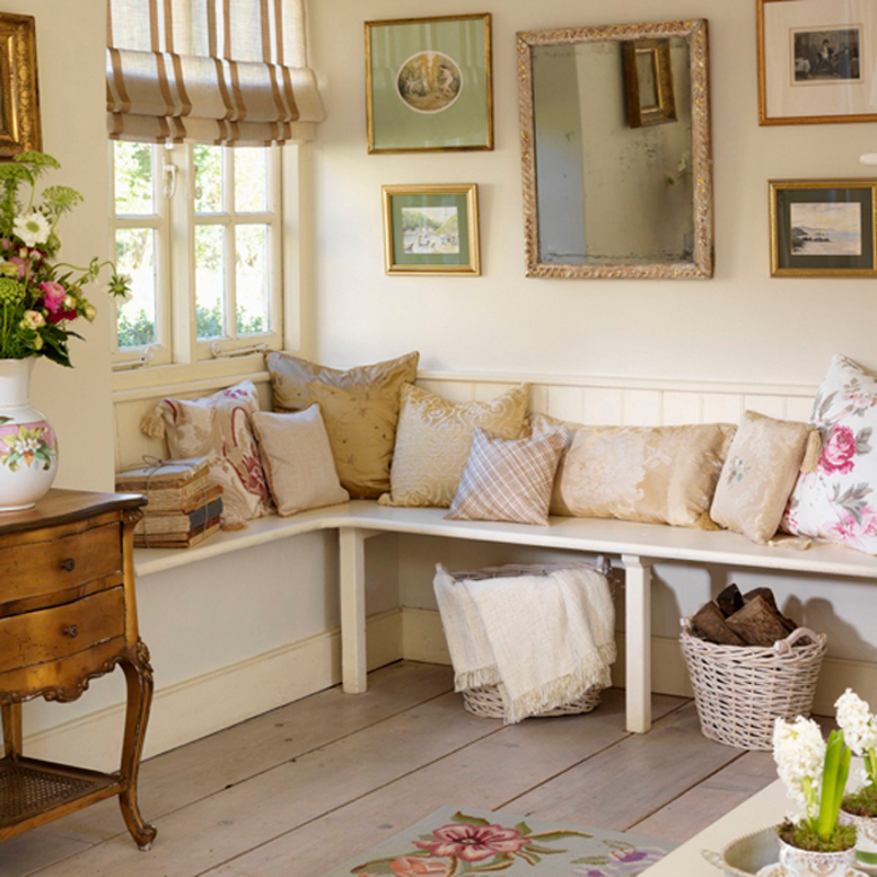 hallway design shabby chic