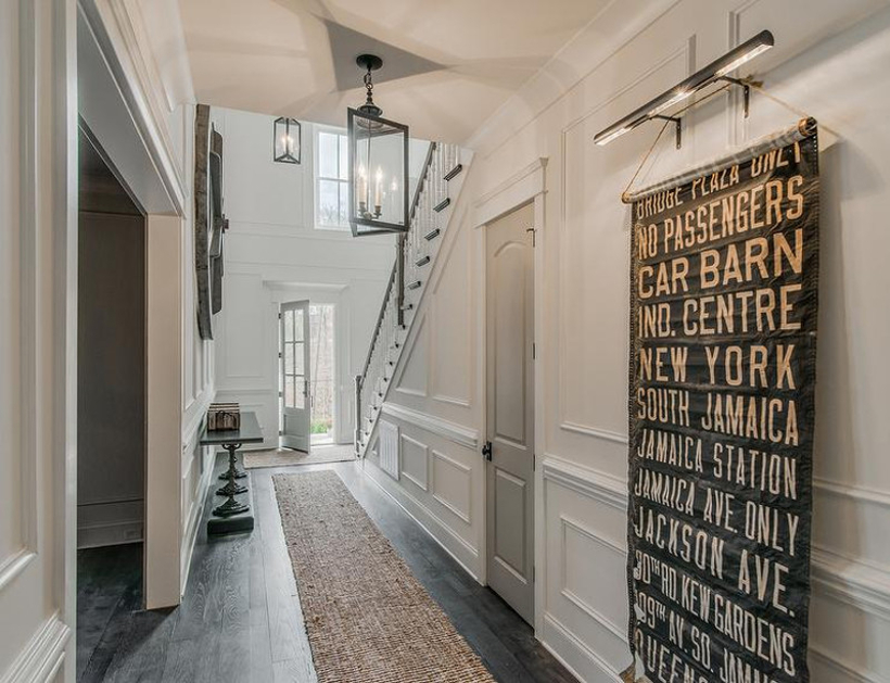hallway wainscoting 9