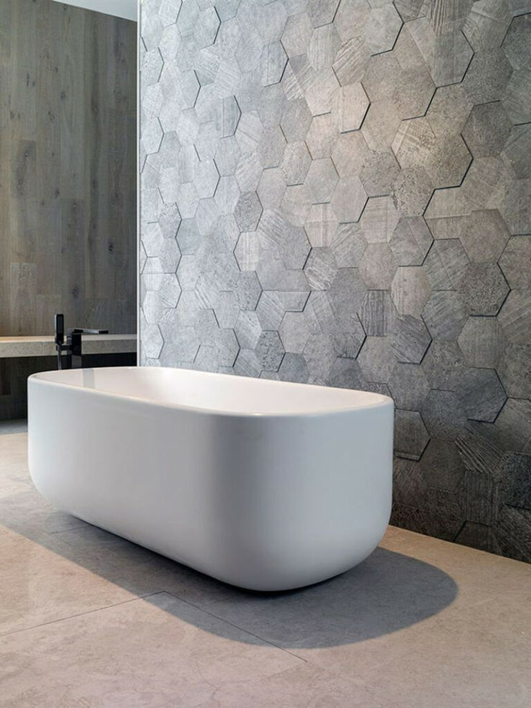 hexagon bathroom tile ideas 6