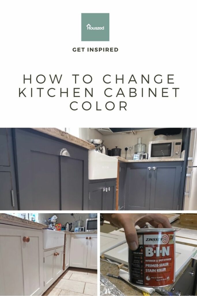 how to change kitchen cabinet color