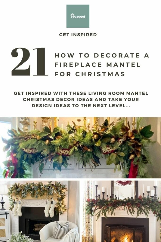 how to decorate a fireplace mantel for christmas
