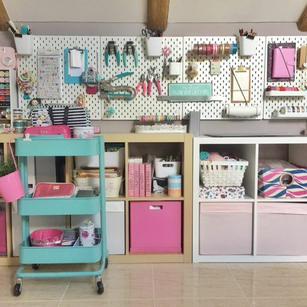 ikea craft room ideas pinterest