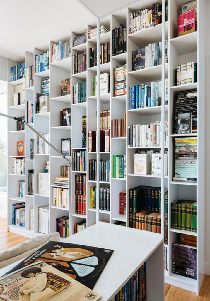 ikea library ideas