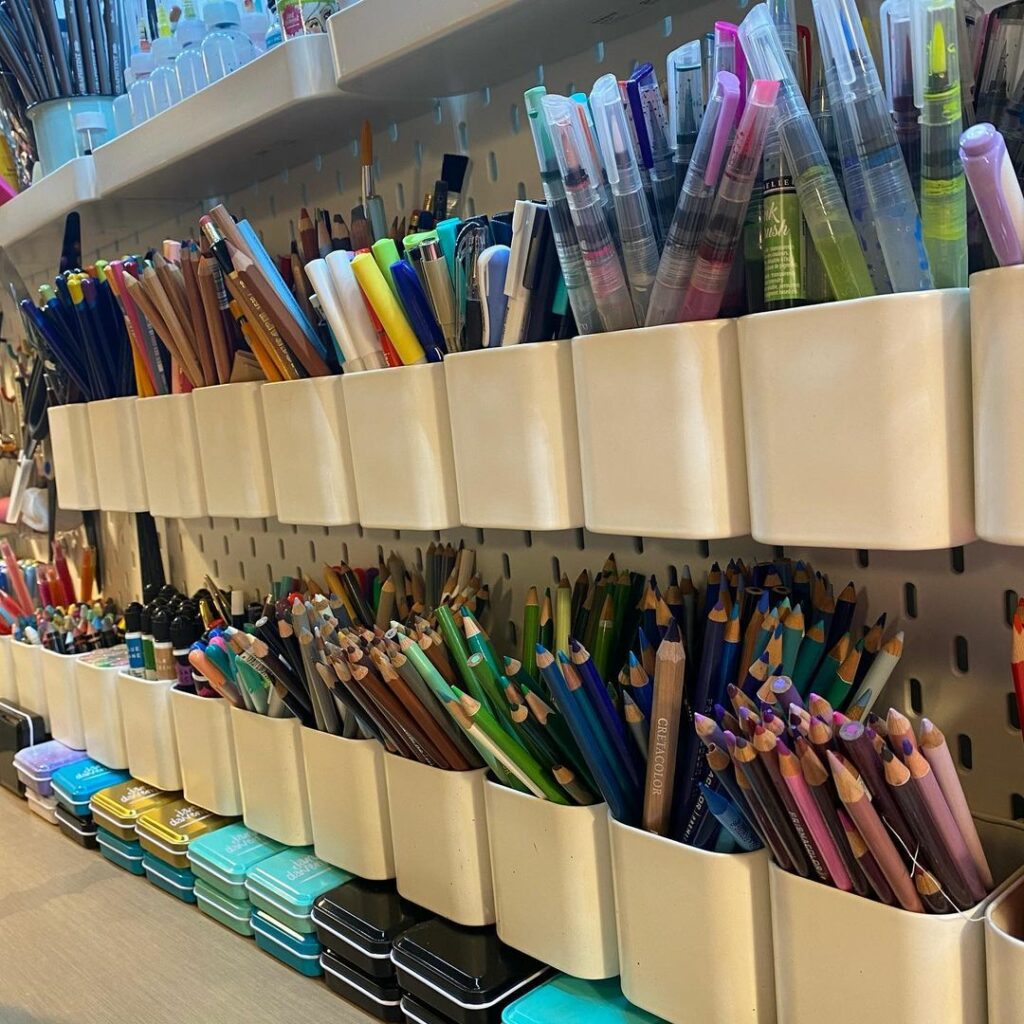 ikea pegboard craft room ideas