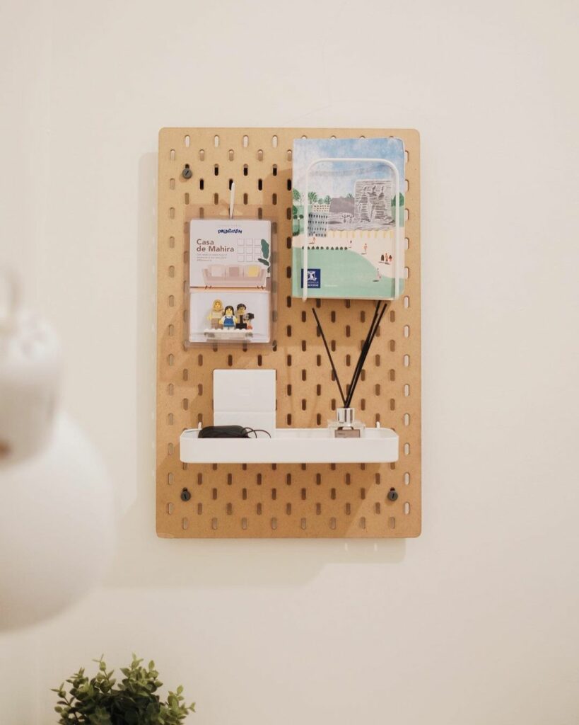 ikea pegboard ideas in bedroom