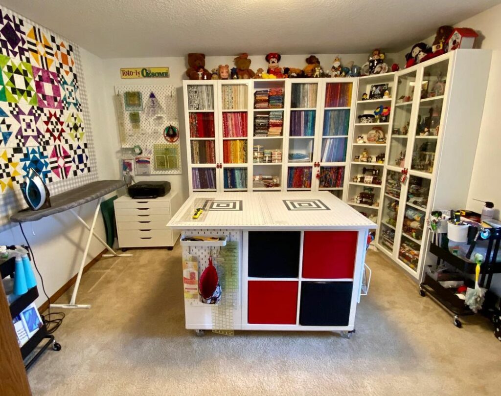 ikea sewing room organization ideas