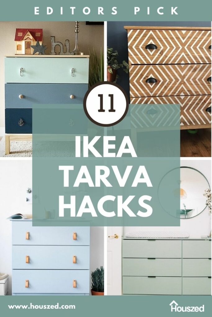 ikea tarva drawers hack