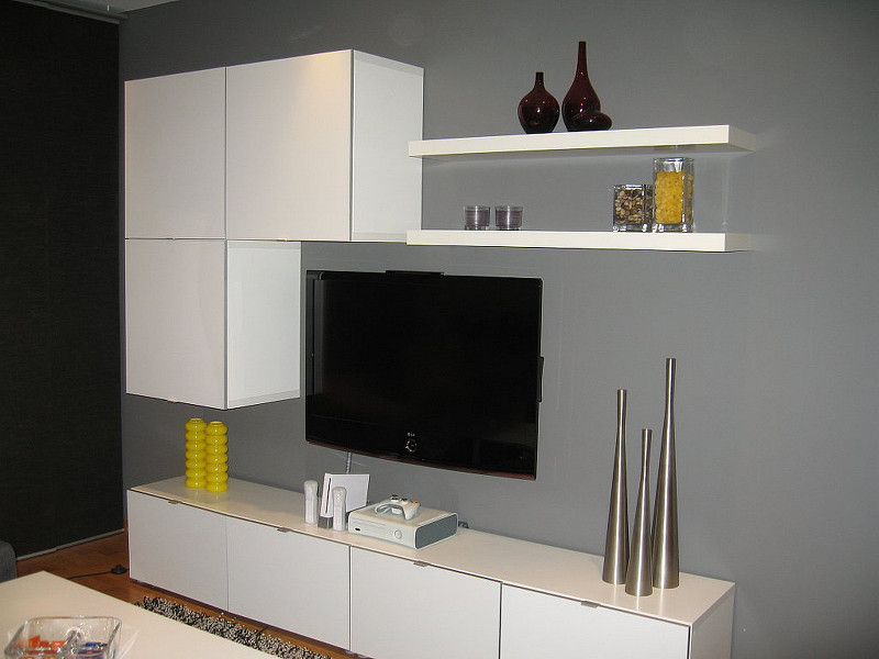 ikea wall units living room