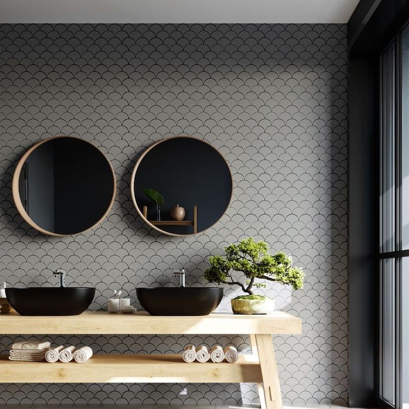 japanese themed bathroom