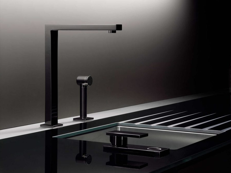 kitchen faucet in matte black