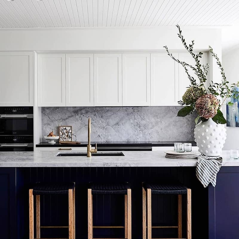 kitchen navy modern
