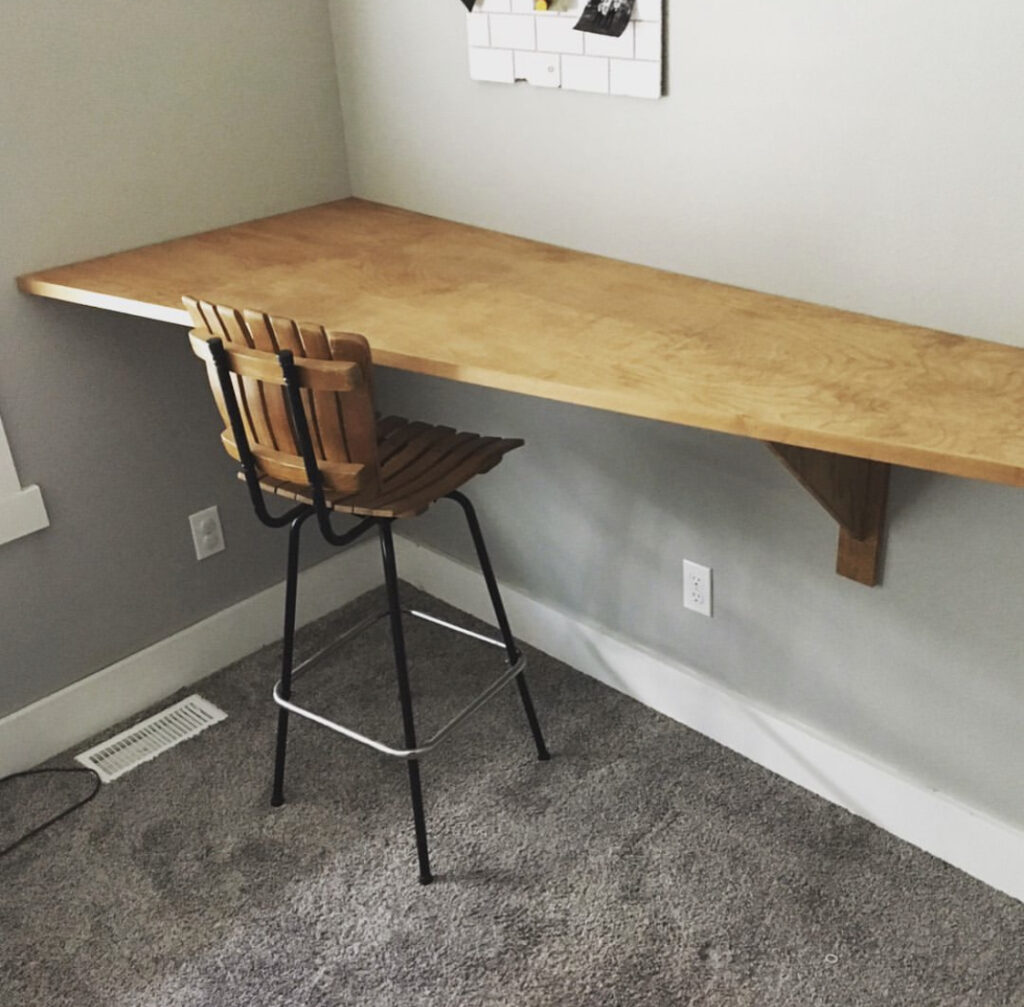 large floating desk