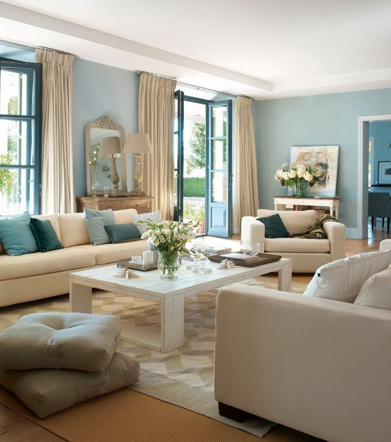 19+ Brown and Blue Living Room Ideas That Won’t Give You the Blues