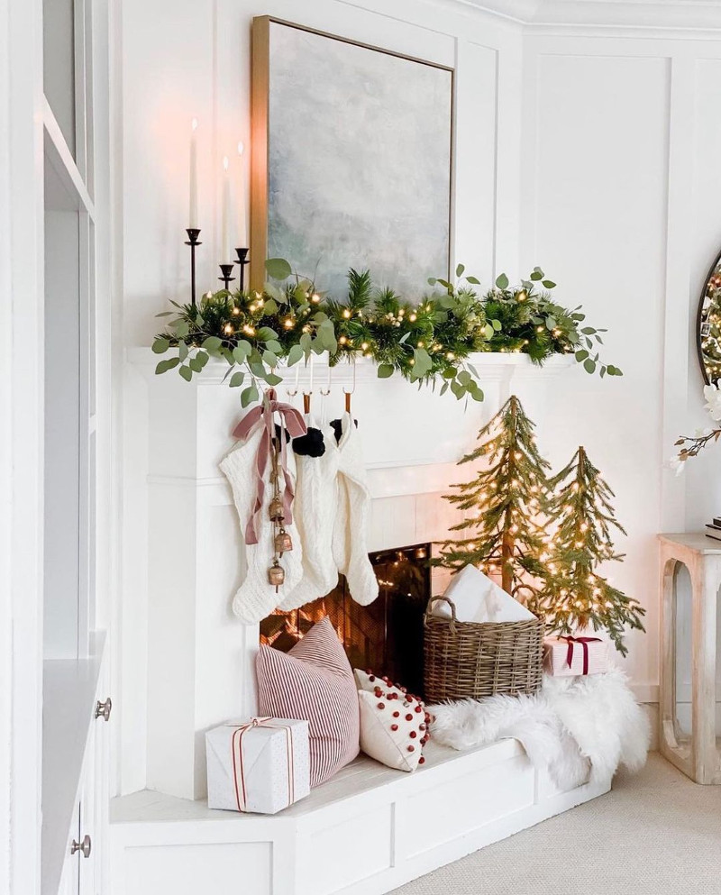 mantel christmas decorations