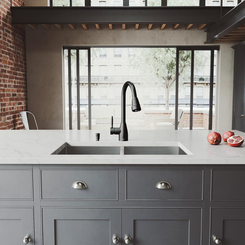 21+ Beautiful Black Kitchen Faucet Ideas in 2024 Houszed