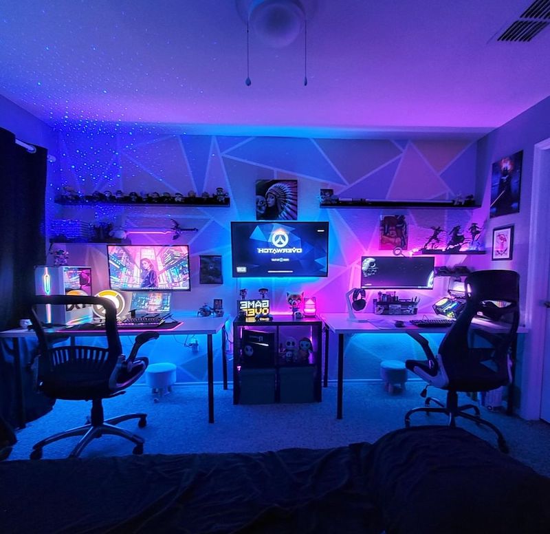 15+ Gamer Bedroom Ideas For The Win in 2024 | Houszed