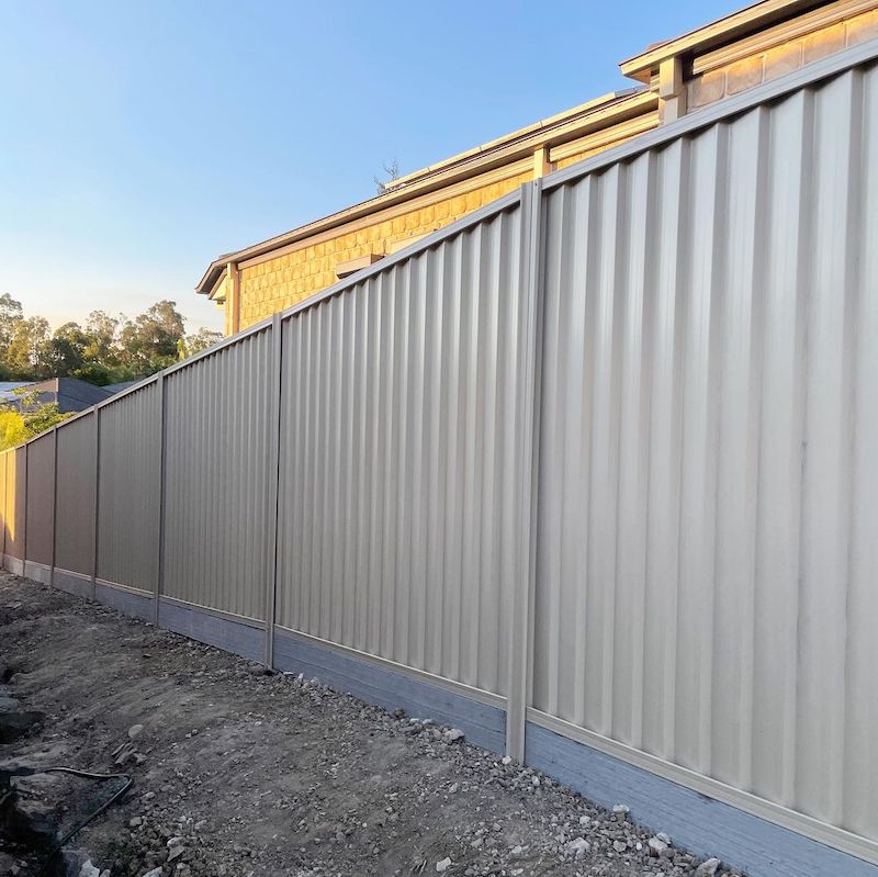 metal privacy fence ideas