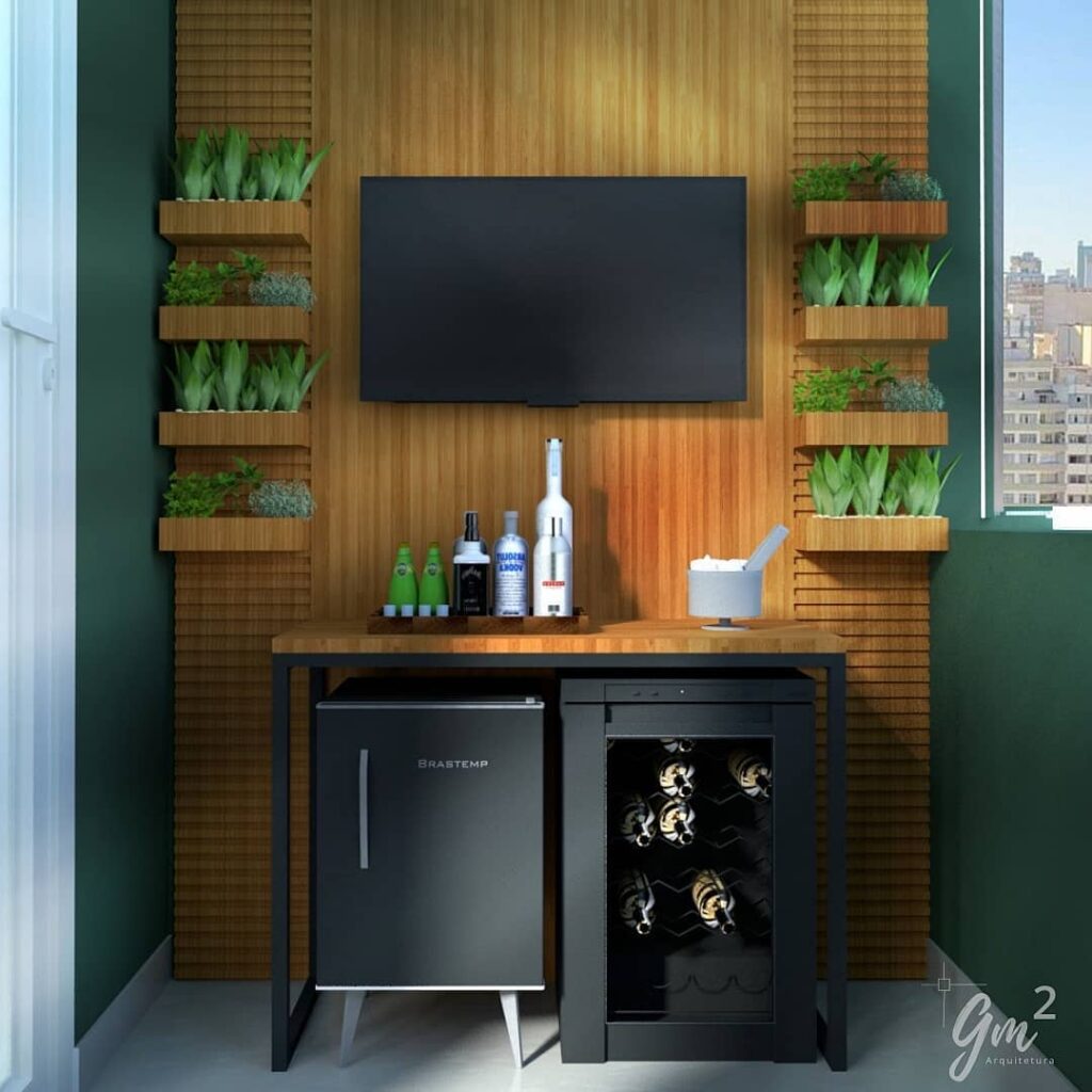 mini bar at home modern