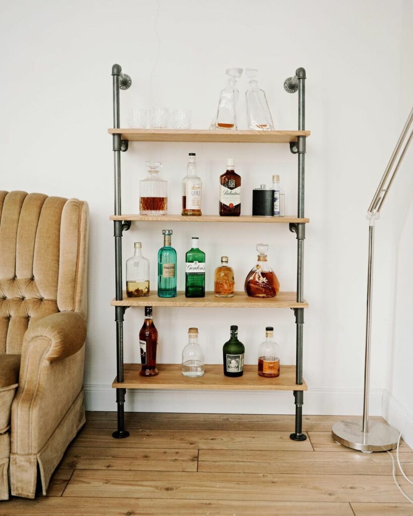 mini bar wall unit