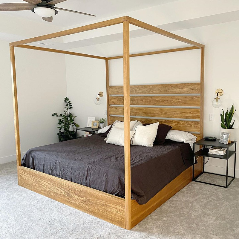 modern canopy beds