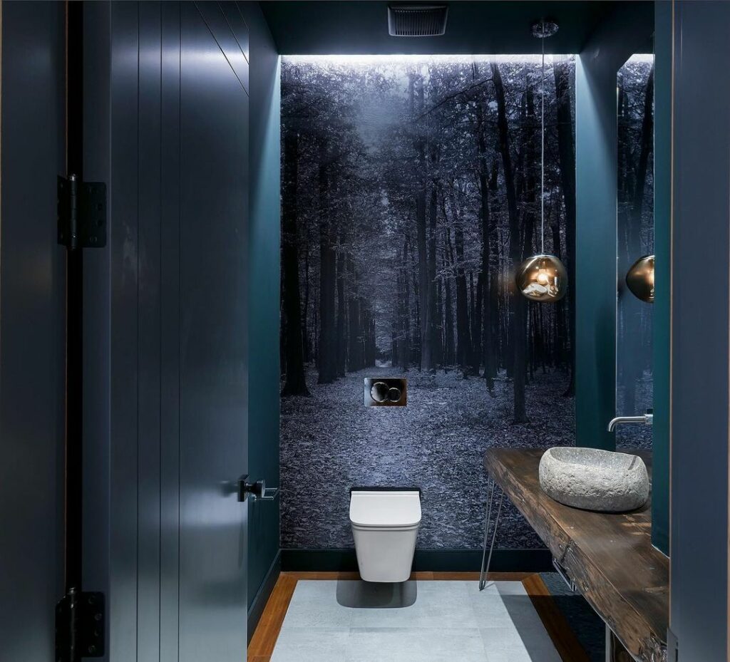 modern powder room ideas