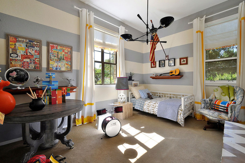 modern teen boy room