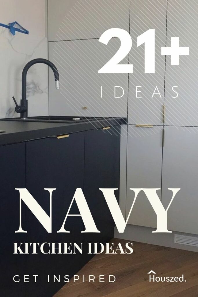 navy kitchen ideas
