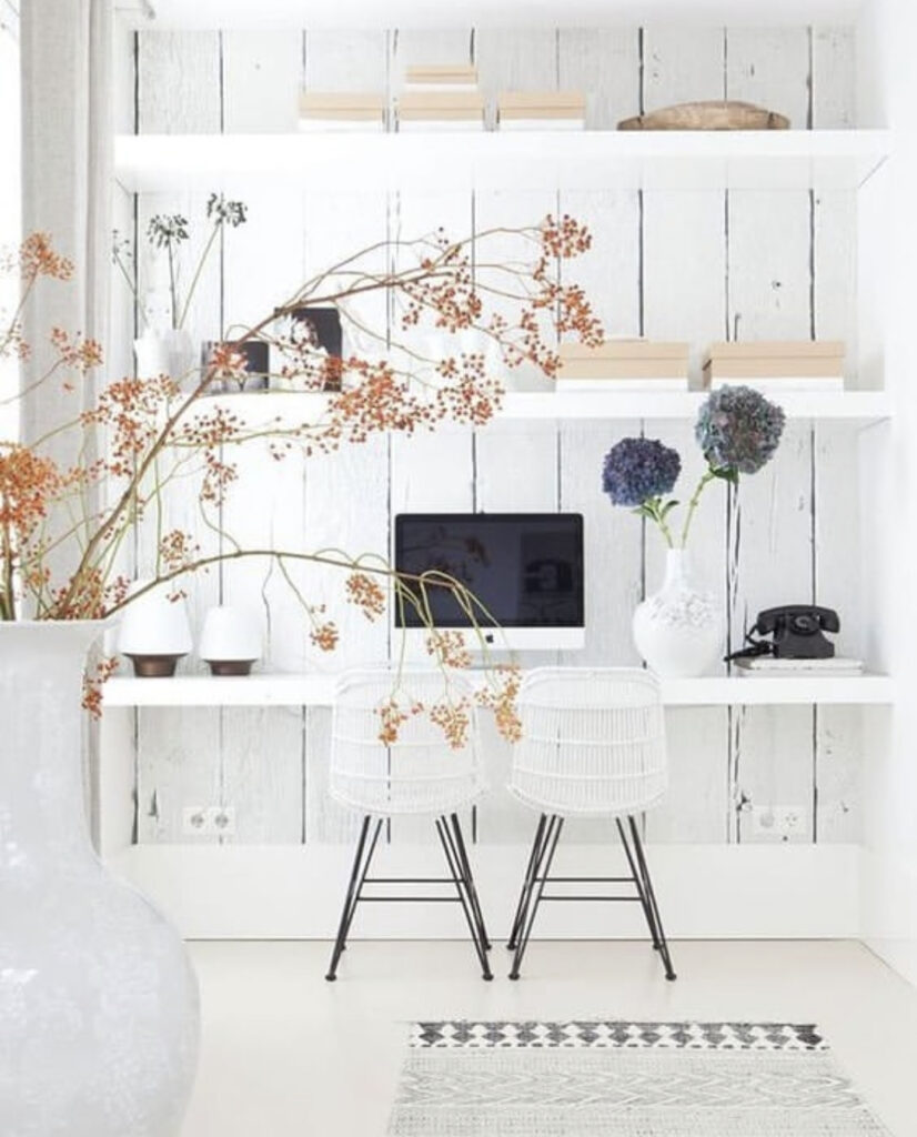 office floating shelves