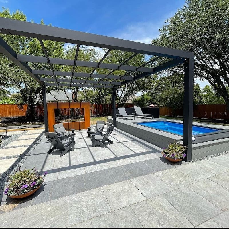 patio paver border ideas