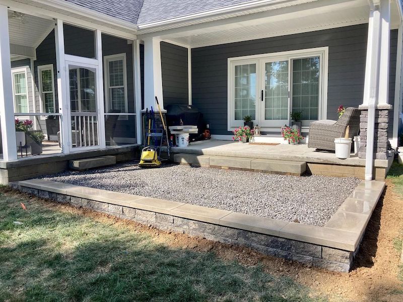 paver patio fire pit ideas