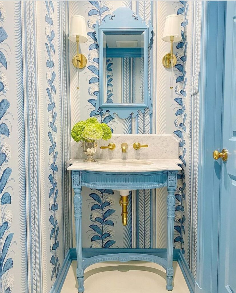 powder room decor elegant