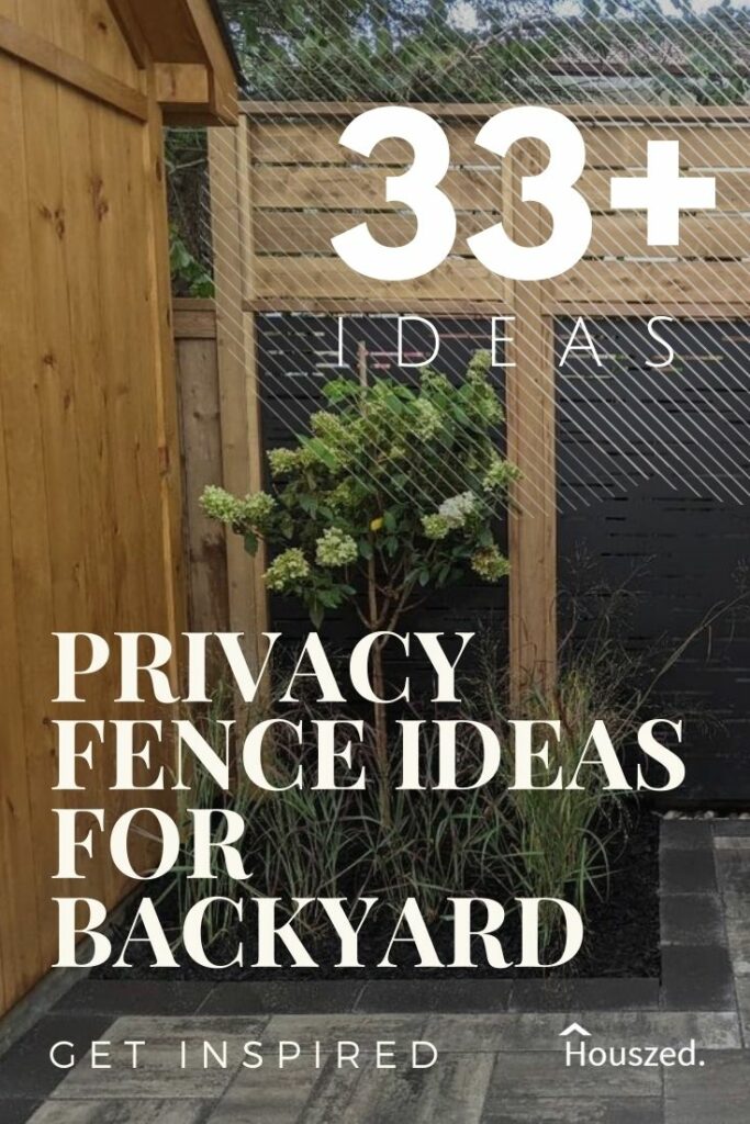 privacy fence ideas for backyard