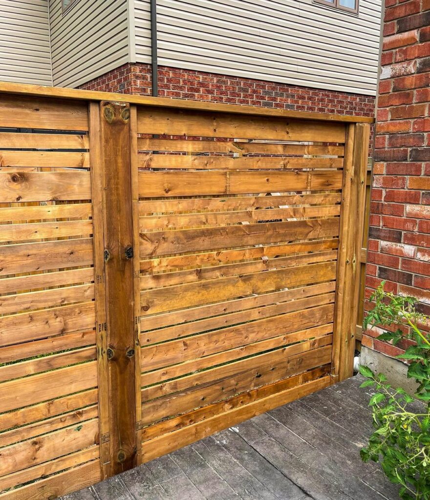 privacy fence ideas for front yard