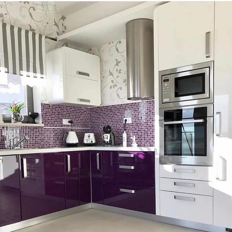 31+ Purple Kitchen Ideas With Real Personality in 2025 | Houszed